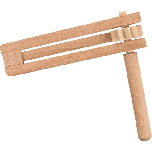 Dřevěná přírodní řehtačka