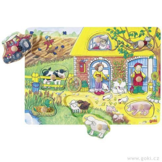 Odkrývací dřevěné puzzle STATEK