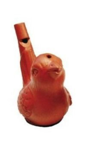 Hliněná vodní píšťalka KOROPTVIČKA